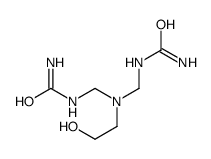 [(carbamoylamino)methyl-(2-hydroxyethyl)amino]methylurea Structure