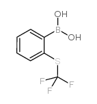 [2-(trifluoromethylsulfanyl)phenyl]boronic acid Structure