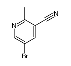 5-溴-2-甲基吡啶-3-腈结构式