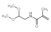 N-(2,2-二甲氧基乙基)甲基丙烯酰胺结构式