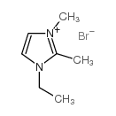 1,2-二甲基-3-乙基咪唑溴盐结构式