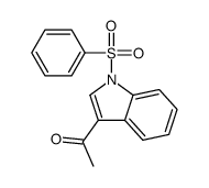 1-[1-(benzenesulfonyl)indol-3-yl]ethanone Structure