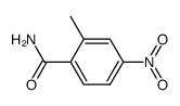 2-methyl-4-nitro-benzoic acid amide结构式