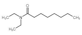 N,N-二乙基辛酰胺结构式