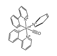 [Ir(2-phenylpyridinato)2(CO)(py)](1+) Structure