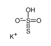 Potassium thiosulfate Structure