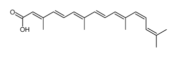3,7,11,15-tetramethylhexadeca-2,4,6,8,10,12,14-heptaenoic acid结构式