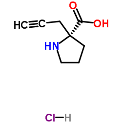 (R)-2-(丙-2-炔-1-基)吡咯烷-2-甲酸盐酸盐图片