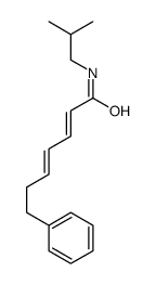 (2E,4E)-N-(2-methylpropyl)-7-phenylhepta-2,4-dienamide Structure