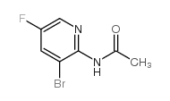 2-乙酰氨基-3-溴-5-氟吡啶结构式