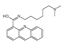 N-[6-(dimethylamino)hexyl]acridine-4-carboxamide结构式