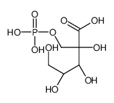 2-carboxyarabinitol 1-phosphate结构式