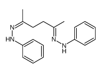 2,5-Hexanedione, bis(phenylhydrazone) Structure