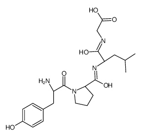tyrosyl-prolyl-leucyl-glycine Structure