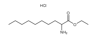 ethyl 2-aminodecanoate hydrochloride结构式