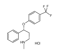 R-Fluoxetine hydrochloride Structure
