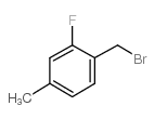2-FLUORO-4-METHYLBENZYL BROMIDE Structure
