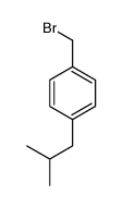 1-(bromomethyl)-4-(2-methylpropyl)benzene Structure