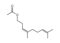 (Z)-4,8-dimethylnona-3,7-dien-1-yl acetate结构式