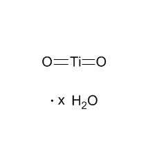 二氧化钛水合物结构式