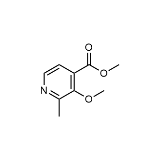 3-甲氧基-2-甲基-4-吡啶甲酸甲酯结构式