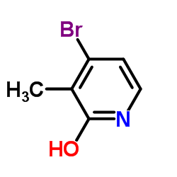 4-溴-3-甲基吡啶-2-醇结构式