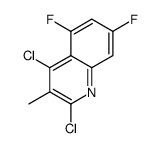 2,4-dichloro-5,7-difluoro-3-methylquinoline Structure