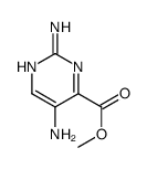 methyl 2,5-diaminopyrimidine-4-carboxylate Structure