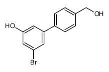 3-bromo-5-[4-(hydroxymethyl)phenyl]phenol Structure