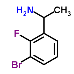 1-(3-Bromo-2-fluorophenyl)ethanamine Structure