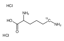 DL-Lysine-6-13C dihydrochloride Structure
