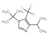 1-叔丁基-4-异丙基-5-三氟甲基咪唑结构式