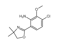 2-(2-amino-4-chloro-3-methoxyphenyl)-4,4-dimethyl-2-oxazoline Structure