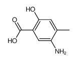 5-amino-2-hydroxy-4-methyl-benzoic acid Structure