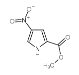 4-硝基-1H-吡咯-2-羧酸甲酯结构式