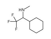 1-Cyclohexyl-2,2,2-trifluoro-N-methylethanamine Structure