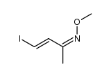 (Z)-[(3E)-4-iodo-3-buten-2-one O-methyloxime]结构式