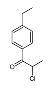 2-氯-1-(4-乙基苯基)-(9ci)-1-丙酮结构式