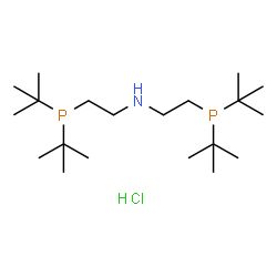 双(2-(二叔丁基膦烷基)乙基)胺盐酸盐结构式
