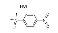 N,N-dimethyl-4-nitro-aniline-N-oxide , hydrochloride结构式