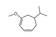 1,3-Cycloheptadiene,1-methoxy-6-(1-methylethyl)-(9CI) structure