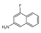 2-amino-4-fluoronaphthalene结构式