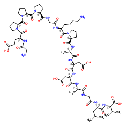 Gastric Juice Peptide Fragment trifluoroacetate salt Structure