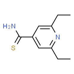 2,4-Diethylisonicotinic Acid Thioamide Structure