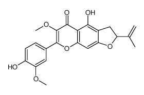 velloquercetin 3,3'-dimethyl ether Structure