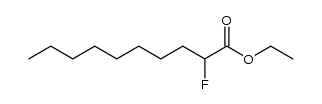 Ethyl 2-fluorodecanoate结构式