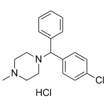 chlorcyclizine hydrochloride Structure