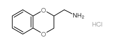2,3-二氢-1,4-苯并噁嗪-2-甲胺盐酸盐结构式
