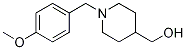 [1-(4-甲氧基-苄基)-哌啶-4-基]-甲醇结构式
