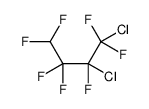 1,2-dichloro-1,1,2,3,3,4,4-heptafluorobutane Structure
